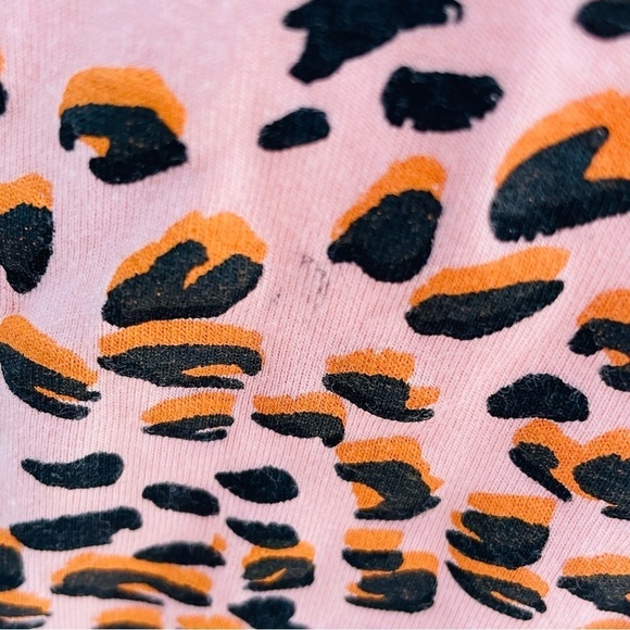 Thief & Bandit Animal Print Mini Dress- Long Sleeve- Oversized- Size Small - Picture 6 of 8